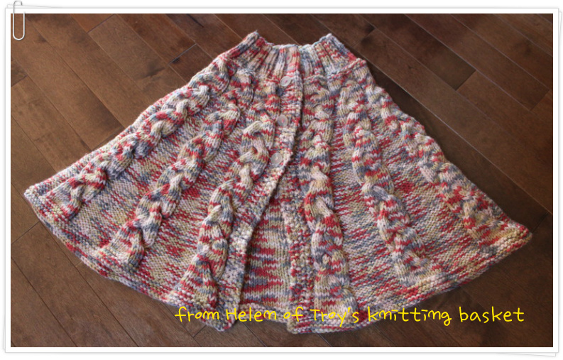 손 뜨게질로 케이프(cape)를 만들어서 겨울을 따스하게.....