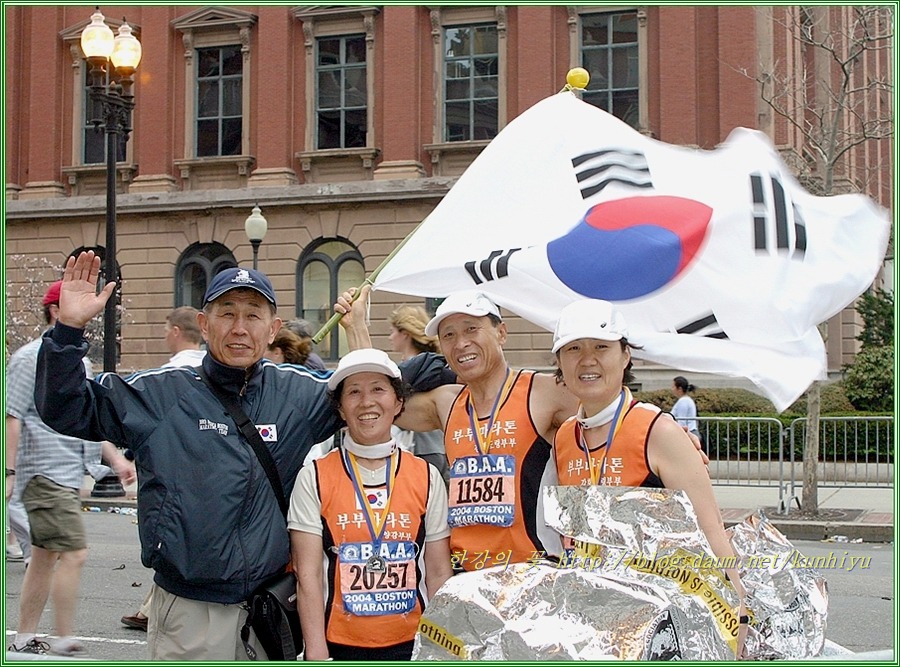 보스톤 마라톤-한강의 꽃