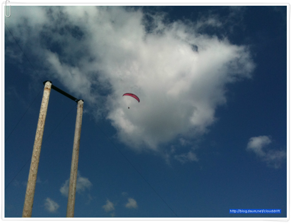 푸른 하늘에는 페러그라딩 땅위에는 나뭇꾼 쇼(Grouse Mountain, Vancouver)