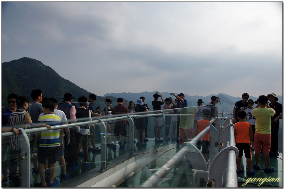 정선 스카이워크를 체험하고 짚라인 체험은 대리만족으로.../아이힐스리조트