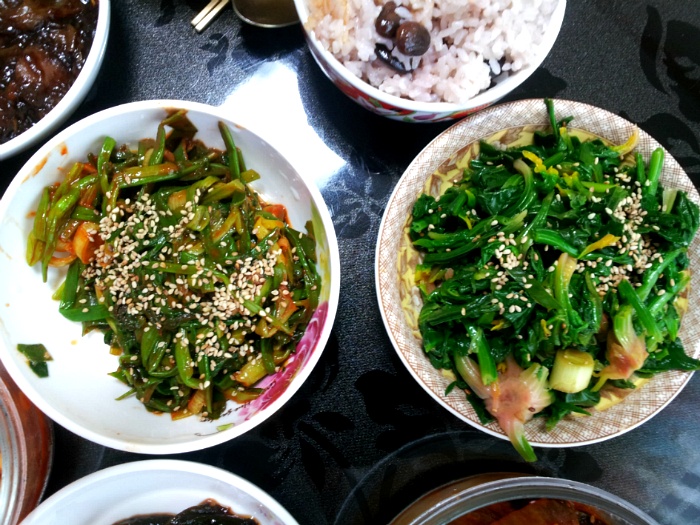 혼자 차려 먹는 건강한 아침 겸 점심식사~~