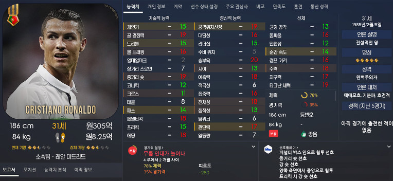 FM2017 공식로스터 포텐정리 | 인스티즈
