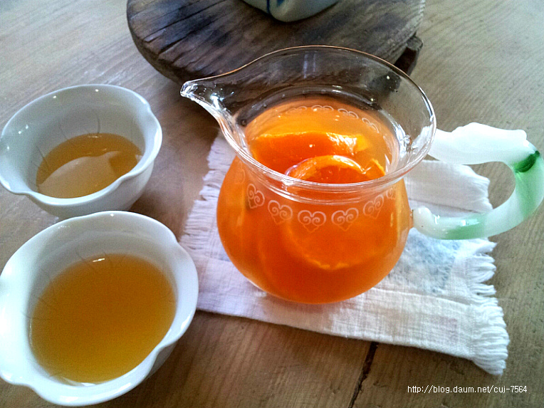 맛도 향도 좋은 귤차 만들기