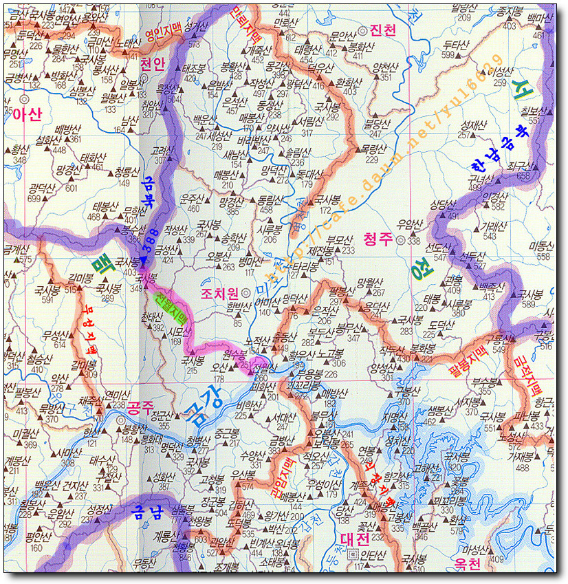 정안국사봉 이미지