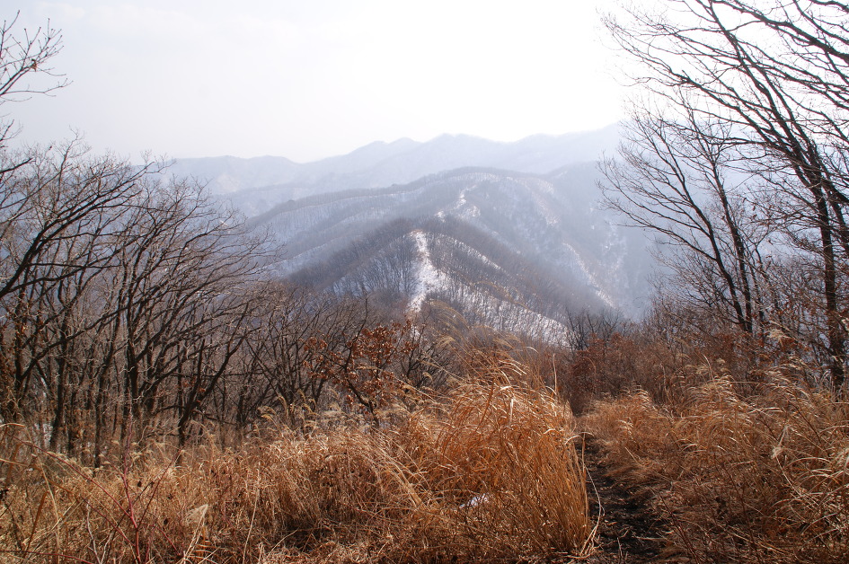 몽덕산 ~ 가덕산 ~ 북배산 겨울 종주산행(15.1.24) 인기 백대명산 제72위
