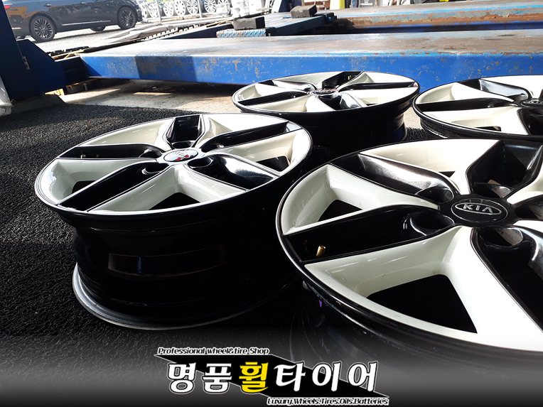 전주 포르테쿱 17인치 중고 순정휠 제원 가격 타이어추천