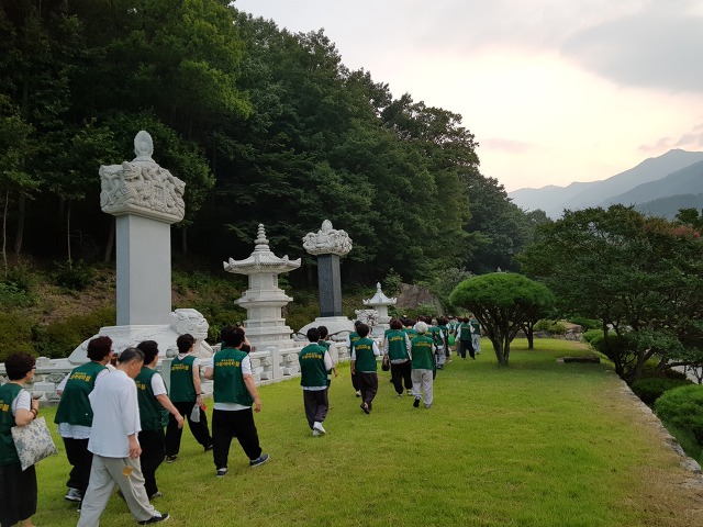 지리산 화엄사 전국 만일염불회 동참
