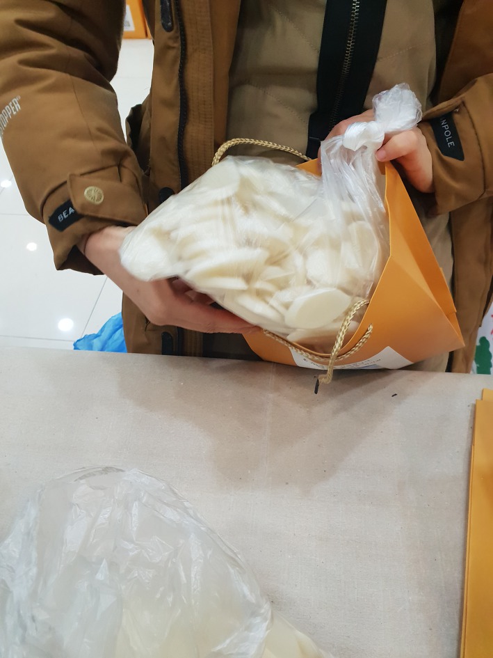 설명절, 떡국떡 전도, 전주동부교회