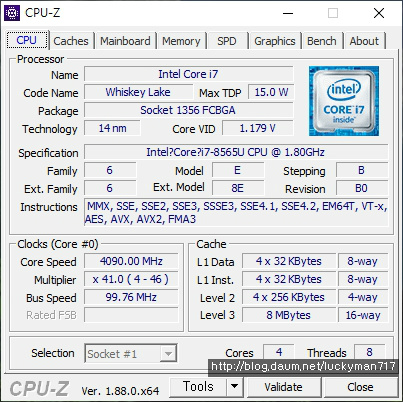 CPU-Z v1.87 32/64비트